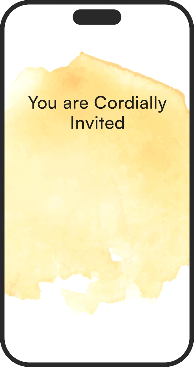 Default Plan invitation preview on a phone